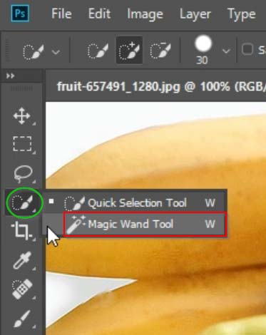how to use magic wand tool in photoshop cc