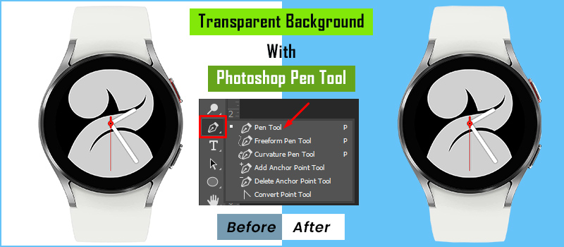 How to Make A Background Transparent In Photoshop With Pen Tool