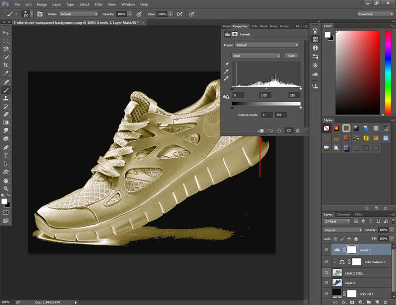 Make something look Gold in Photoshop