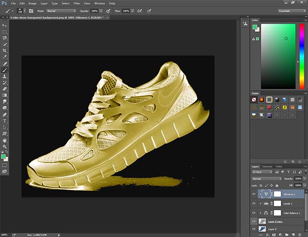 How to make something look Gold in Photoshop