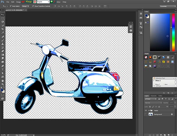 How to Vectorize an Image in Photoshop