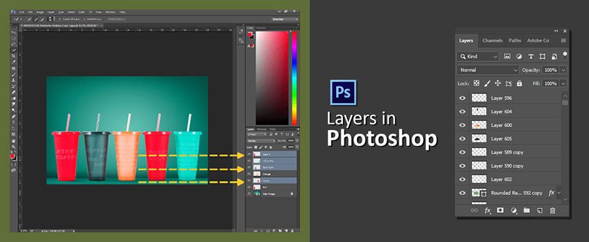 how to select layer in photoshop