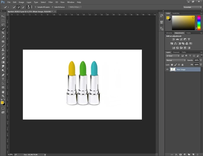 How to Unmerge Layers in Photoshop? 8 separate objects from a single layer