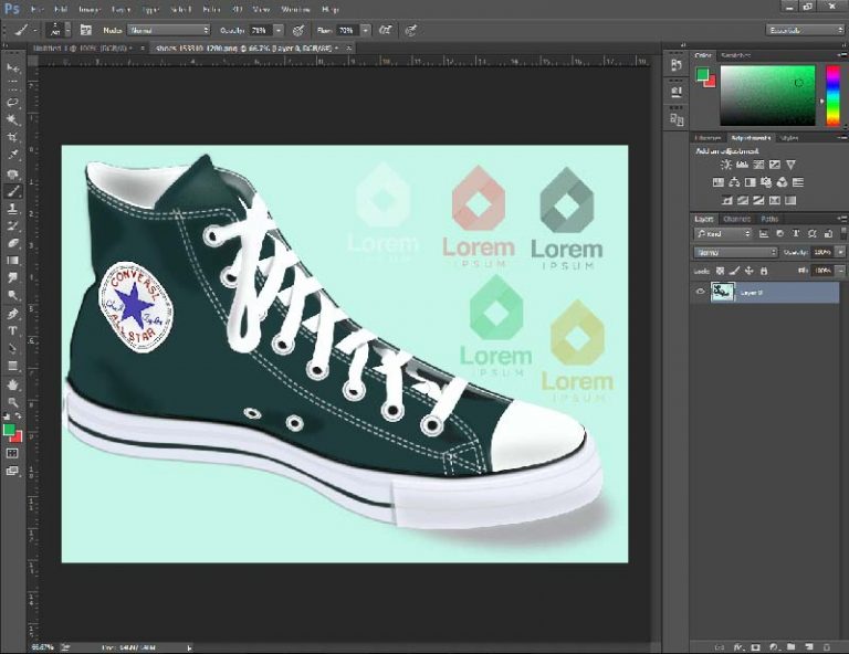 How To Make A Watermark in Photoshop 2023 | Clipping Way