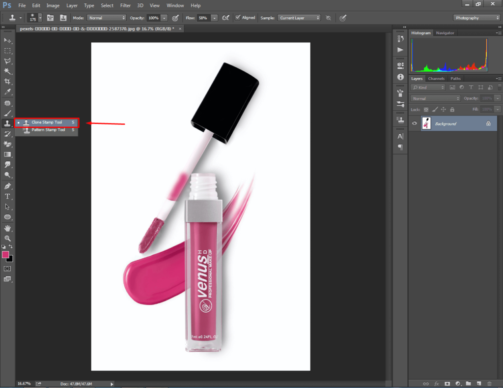 how to edit product photo