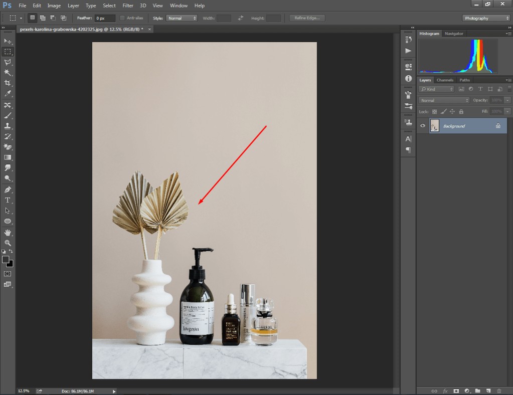 Delete An Element In Product Photo