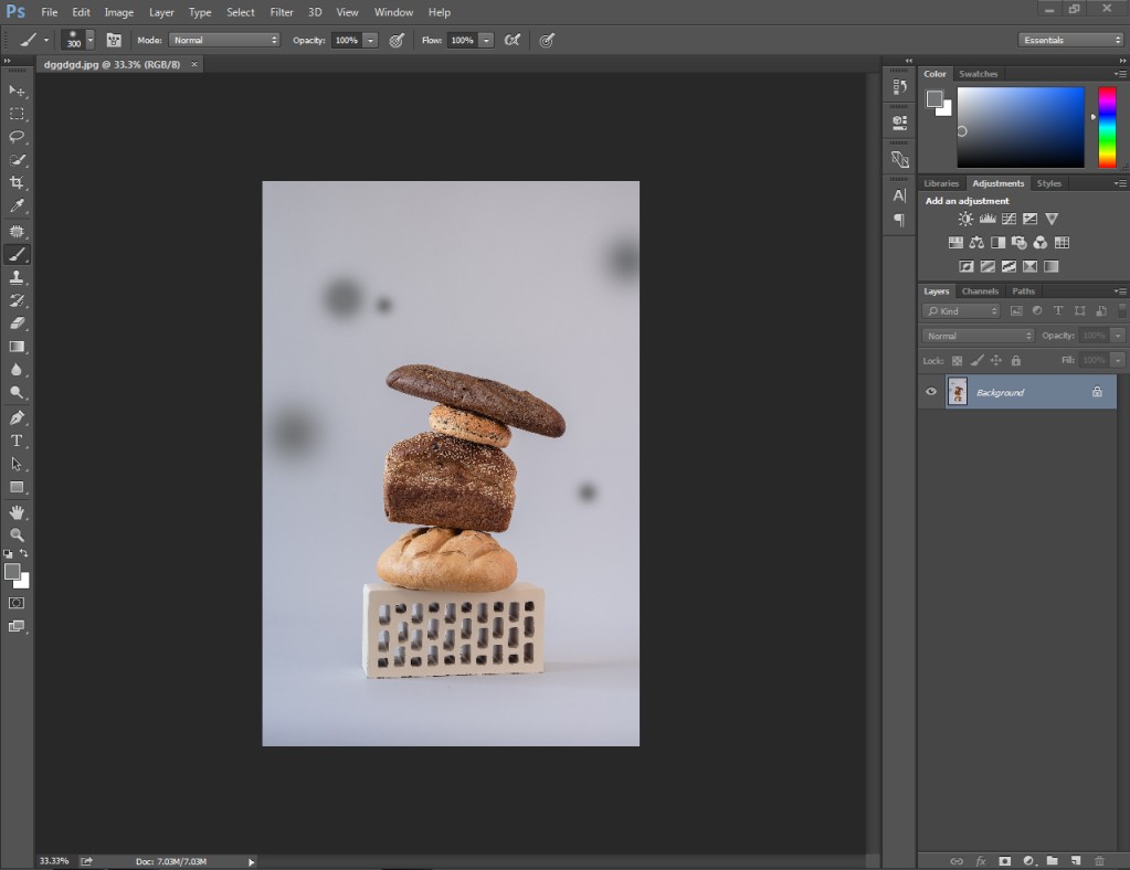 how to smooth out background in photoshop