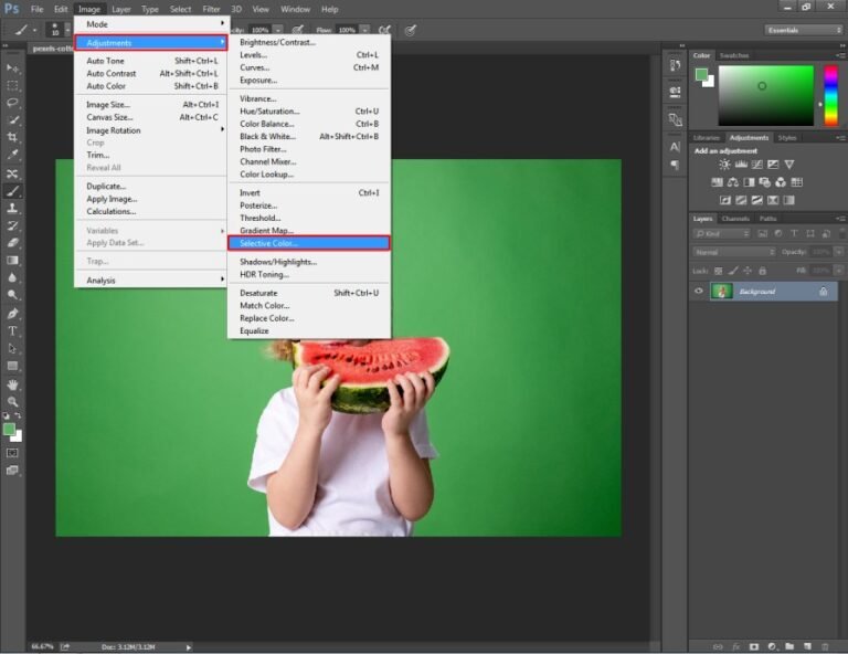How To Remove One Color In Photoshop? - Quick Color Removal