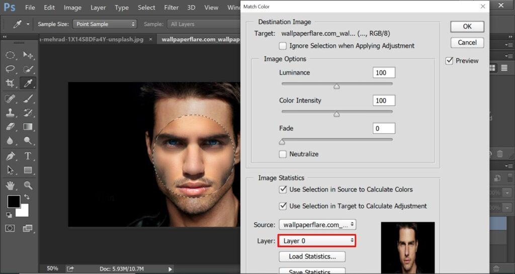 how to swap faces in photoshop
