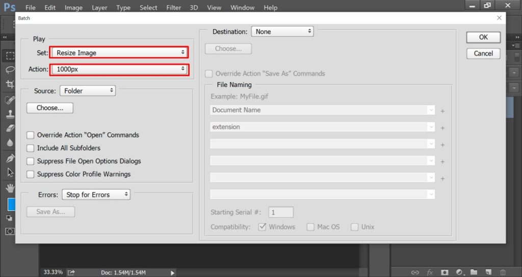 how to resize image in adobe photoshop