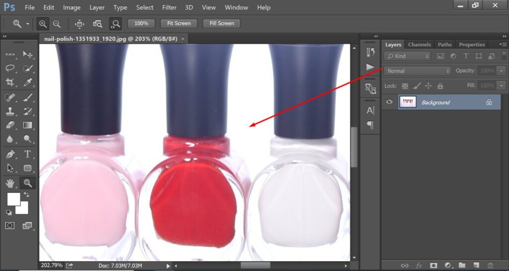 how to zoom in and out of photoshop