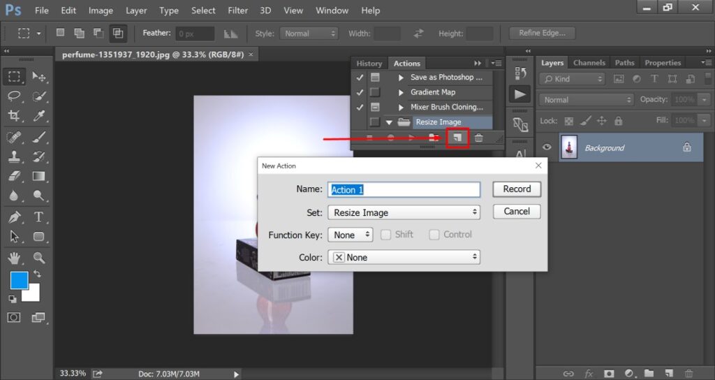 how to resize an image in photoshop without losing quality