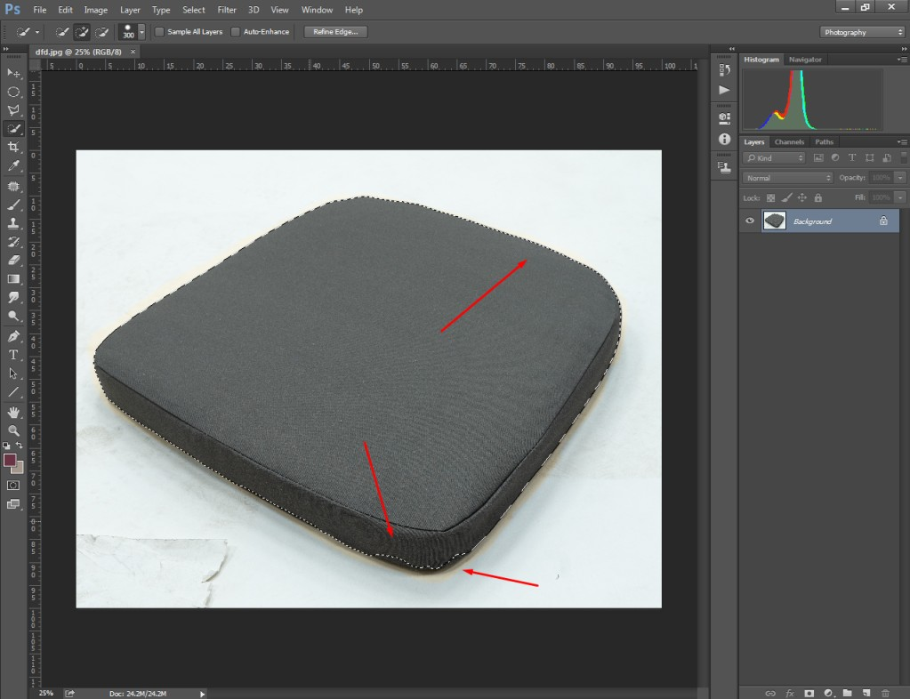 how to cut something out of an image in photoshop
