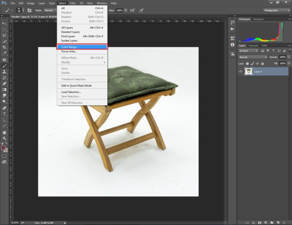 how to crop cut out an image in photoshop