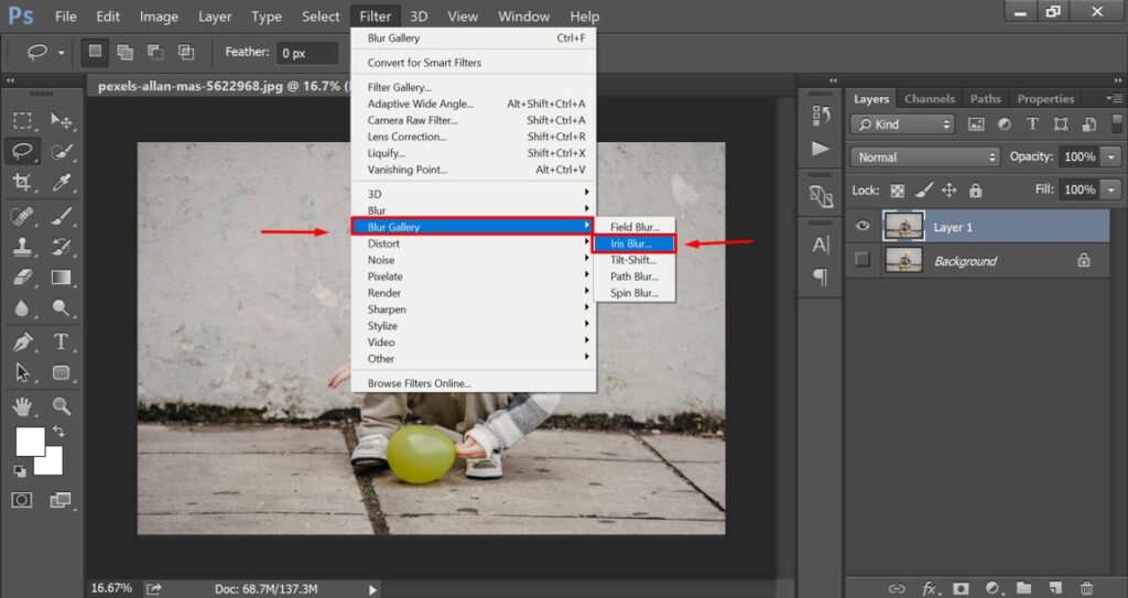 how to focus a blurry picture in photoshop
